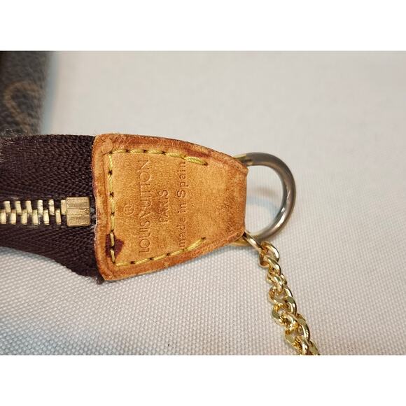 Louis Vuitton Pochette Accessoires LV Monogram Shoulder Bag Vintage Y2K - Picture 8 of 14